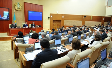 Совместное заседание палат парламента Казахстана состоится второго сентября.
